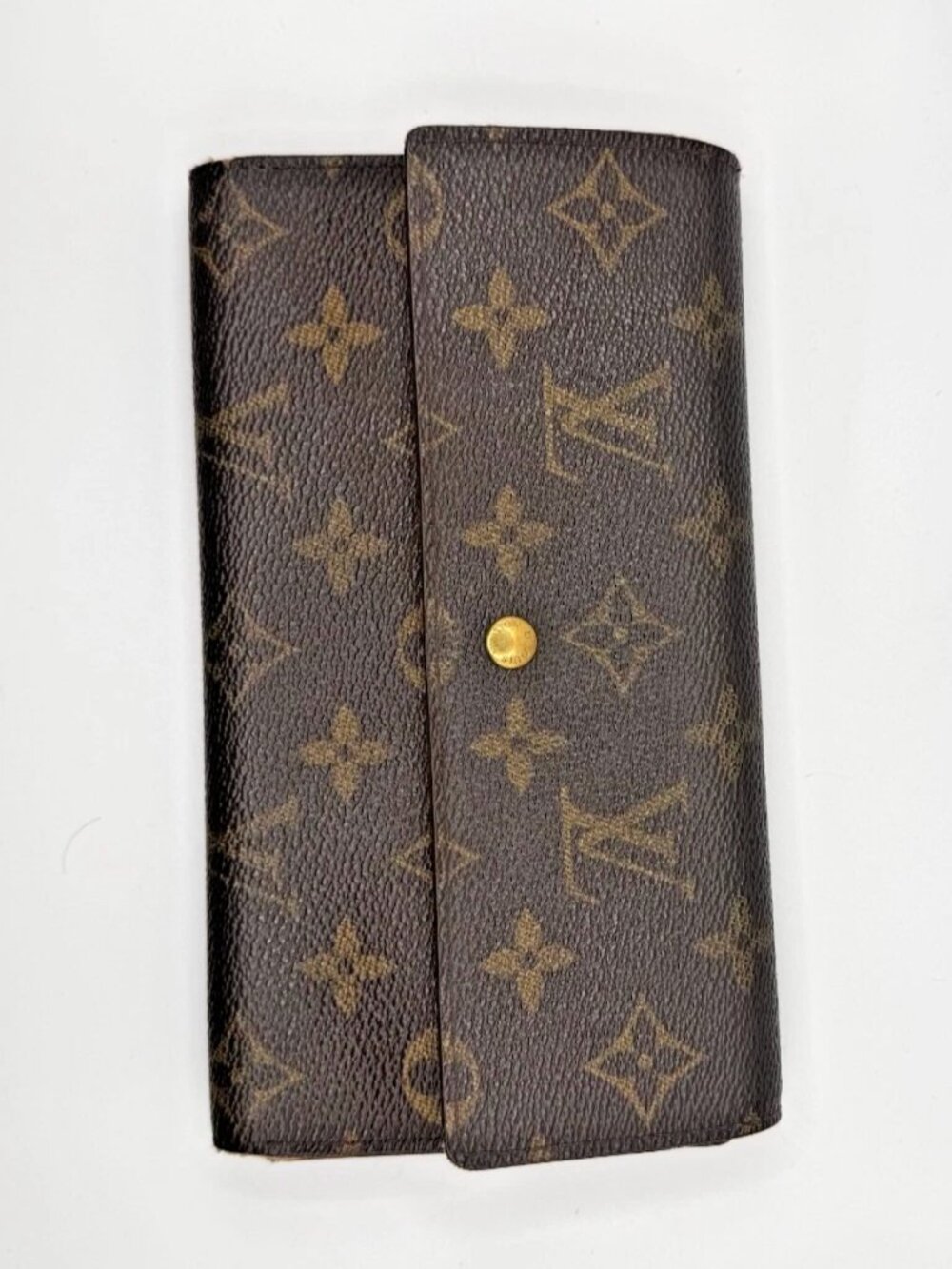 AUTHENTIC LOUIS VUITTON LV MONOGRAM COATED CANVAS SARAH WALLET - PROJECT PIECE